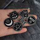 Jewelry Gothic Spells Punk Witches Clothes Lapel Pin Badge Enamel Pins Brooch