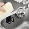 Stainless Steel Sink Sponges Holder Adhesive Drain Drying Rack (Black) Newly