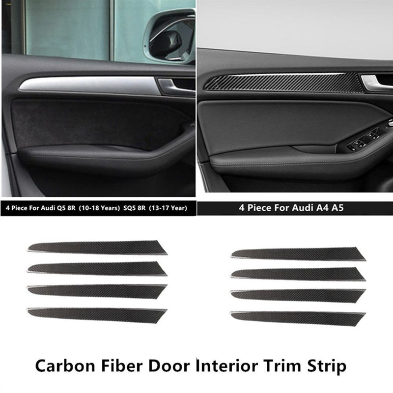 Door Handle Cover Handle Frame Interior Decoration For Audi Q5 8R SQ5 8R