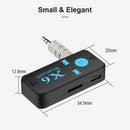 Mini 3.5MM Jack AUX Audio MP3 Music Bluetooth Receiver Wireless Car Kit V7C9