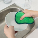 2 Sided Sponge Cleaning Cloth Kitchenware Pan Dish Scouring Pad Kitchen Gad