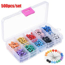 School Home Decor Plastic Head with Steel Point Map Tacks Push Pins Thumbtacks