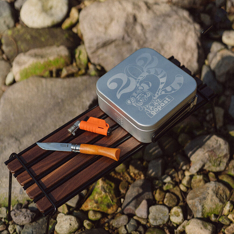 Gopast 1600ml Lunch Box Travel Portable Cookware Bowl Folding for Fishing Hiking