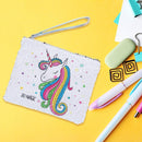 Fashion Sequin Pencil Case Kids Girls Cartoon Clutch Coin Purse Mini Wallet B