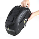 Reflective Bike Tail Seat Rack Case Carbon Fiber Waterproof Mountain Bicycle Bag