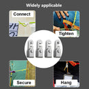 4pcs Automatic Lock Hooks Free Knot Fast Tighten Rope Tent Self-locking Hoo