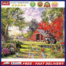 Frameless Storehouse Painting By Numbers Kit DIY Canvas Oil Wall Art Pictures