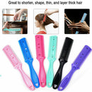 Random Color Professional Thinning Double Sides Hair Razor Comb Hairdressing