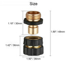 Quick Connect Water Hose Adaptor Garden Copper Joint Hose Pipe Connector