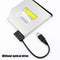 USB 2.0 to Slimline SATA 7+6 13pin Laptop CD DVD Optical Drive Adapter D2J0