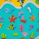 Children DIY Felt Animal Tree Handmade Montessori Educational Toys (Ocean) Newly