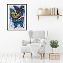 Butterflies 5D DIY Picture of Rhinestone Partial Special Drill Diamond Pain