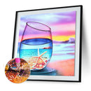 Cup Shot 5D DIY Full Round Drill Diamond Painting Art Cross Stitch (WB090) Newly