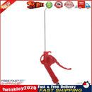 Red Plastic Handle Angled Nozzle Air Duster Blow Gun Pneumatic Tool (Long) Newly