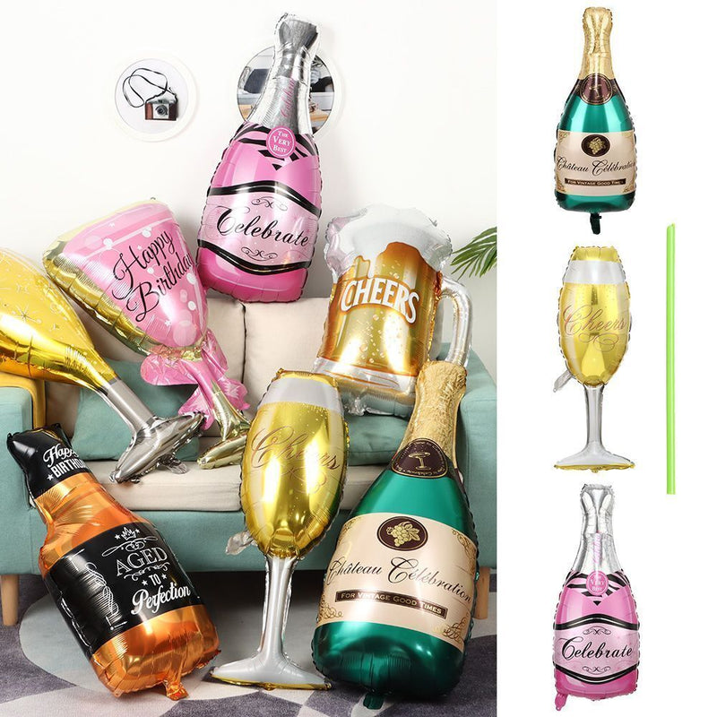 Decorations Decorations Champagne Goblet Balloon Helium Balloon Collection
