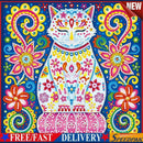 Rhinestone 5D DIY Special Shaped Diamond Painting Luminous Cat Mosaic Kit