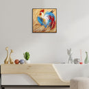 Colorful Rooster Canvas Painted Oil Paint By Numbers Modern Home Wall Art