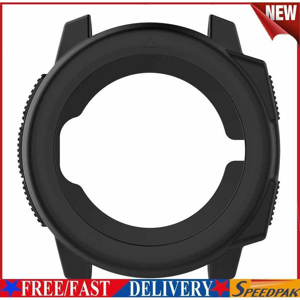 Lightweight Silicone Protective Case for Garmin Instinct Smart Watch (Black #F