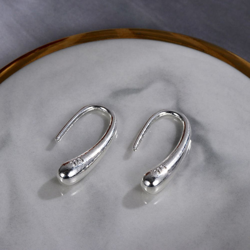 Wedding Necklace Women Ring Tear Drop Bracelet Earrings Open Bangle Jewelry Set