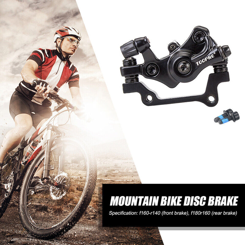 Bike Mechanic Disc Brake Caliper Brake Pad Rotors MTB Parts (Black Rear) Newly