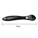 15pcs 10cm/6g Soft Bionic Fishing Baits Artificial Lure (Black)
