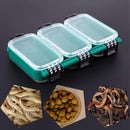 Plastic Fly Fishing Hook StorageTransparent Box Double Side 6 Trays Was