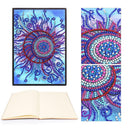 DIY Flower Special Shaped Diamond Painting 50 Pages Sketchbook A5 Notebook Gift