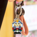 4pcs DIY Soldier Full Drill Special Shaped Diamond Painting Bag Keychains Newly