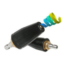 High Pressure Water Spray Nozzle Rotary Turbo Sprinkler Valve Black (040) Newly