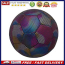 Standard Luminous Competition Football PU Reflective Soccer Ball for Beginn