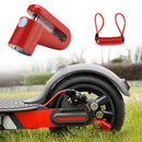 Anti-Theft Wheels Disc Brakes Lock w/ Steel Wire for M365 Scooter (Red)