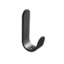 2pcs Punch Free Wall Door Mounted Coat Hook Key Hat Bags Organizer (Black) Newly