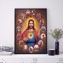 30 x 40cm 5D Full Drill Diamond Painting DIY Jesus Rhinestone Picture Poster Kit