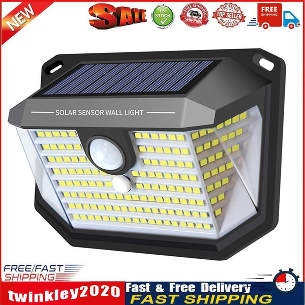 Solar LED Lights Outdoor Security Wall Lamp PIR Motion Sensor Garden Decor Newly