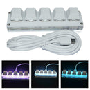 5-key Computer Desktop Keyboard LED Light Backlit Custom Shortcut Keys P1O9