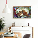 DIY Digital Picture Kit Owls Frameless Oil Painting By Number Handicraft Gifts