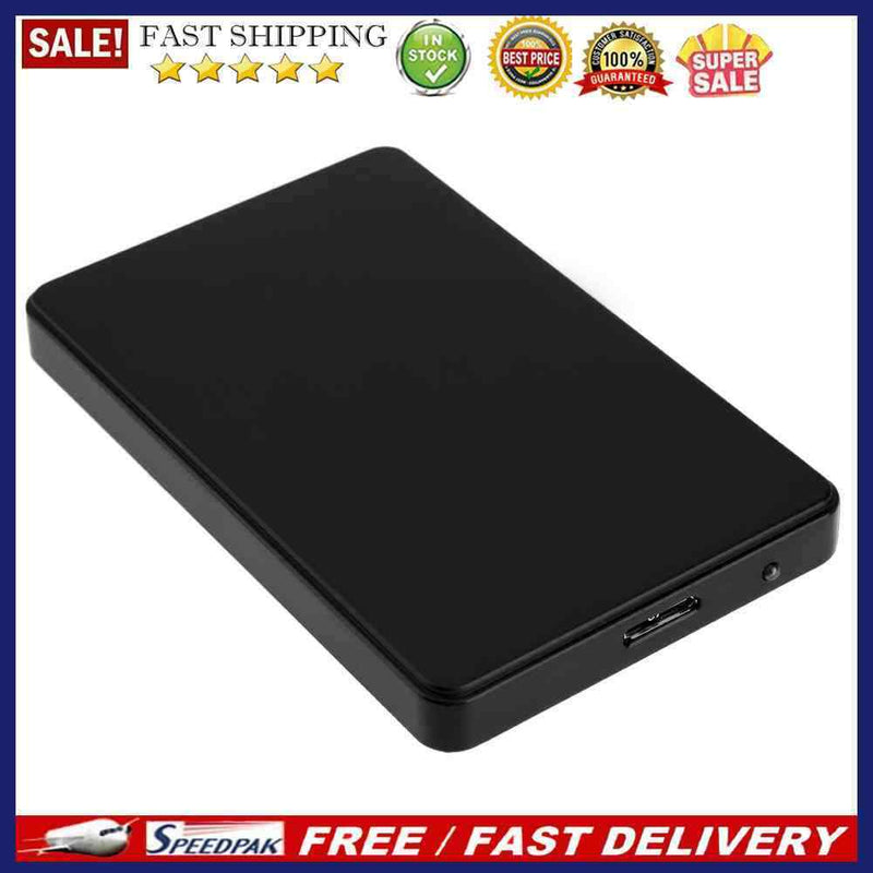 2.5in USB3.0 SATA Box 3TB HDD Hard Drive SSD External Enclosure Case (A)