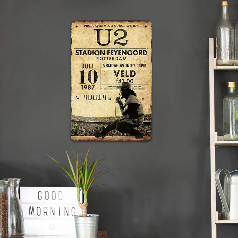 Metal Signs Rotterdam Stadium Iron Painting Wall Art Plate Poster Waterproof