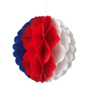 Union Jack Honeycomb Balls Queens Jubilee GB Party Events Hanging Decor x1