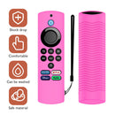 Remote Cover with Lanyard for Amazon Fire TV Stick Lite (Luminous Rose Red)