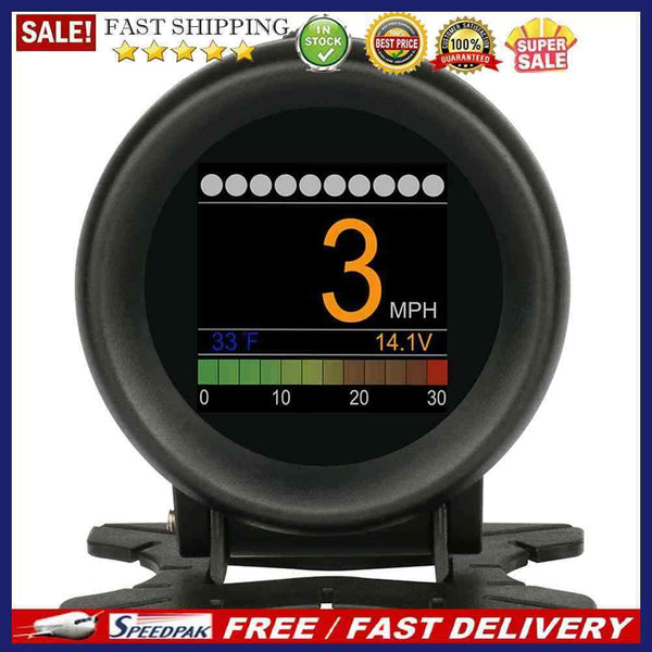 AUTOOL X60 OBD Meter OBD2 HUD Digital Water Temp Gauge Voltage Speed Meter
