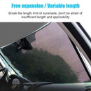 Car Retractable Windshield Sun Shade Visor Folding Cover Front Block Window O7O9