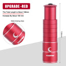 MTB Bike Handlebar Fork Stem Riser Adjustable Bicycle Stem Adaptor (Red) Newly