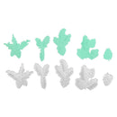 Newzeroin Metal Punching Stencil Embossing Stencil for Punching Molds DIY Scrapbook Alb