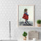 Diamond Painting 5D Full Square Drill Mosaic DIY Red Skirt Little Girl Kits