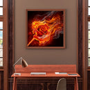 Burning Roses 5D DIY Diamond Painting Kits Full Round Drill Wall Decor Art Craft