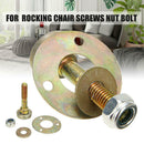 4pcs/set Rocking Chair Bearing Connecting Fitting Furniture Screw Bolt Nut G5K9