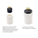 10Pcs 1/2 Inch Thread Plastic Lawn Watering Sprinkler Garden Sprayers Nozzles