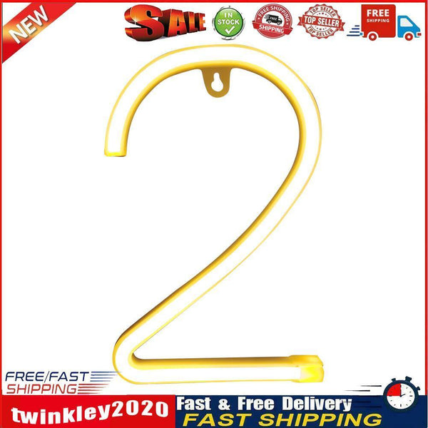 LED Neon Light Letter Sign Wedding Proposal Arrangement Decor Lamp (Two) Newly