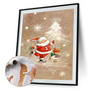 Santa Oil Paint by Numbers Hand Painted Frameless Picture Wall Home Ornament Kit